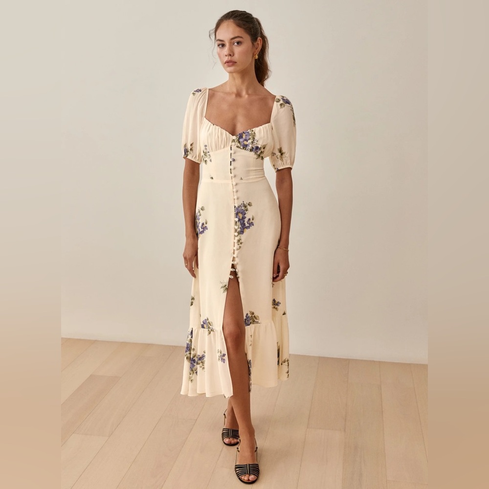 Reformation Charlee Dress in Macadamia size 4